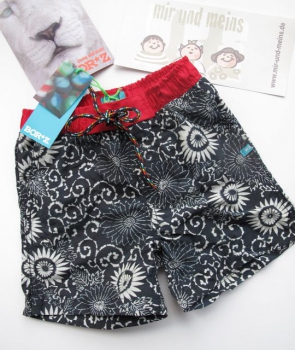 Bor*z -  Badeshorts blau gemustert