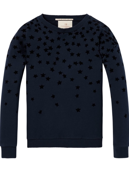 SCOTCH R'BELLE - Sweatshirt mit Sternapplikationen