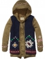 Preview: Scotch R'Belle - distressed cotton parka with detachable wool vest