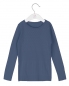 Preview: Noa Noa miniature -  Longsleeve DORIA mit Lochmuster indigo