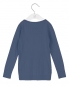 Preview: Noa Noa miniature -  Longsleeve DORIA mit Lochmuster indigo