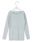 Preview: Noa Noa miniature -  Longsleeve DORIA mit Lochmuster cloud blue