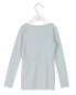 Preview: Noa Noa miniature -  Longsleeve DORIA mit Lochmuster cloud blue