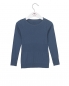 Preview: Noa Noa miniature -  Longsleeve DORIA vintage indigo mit Lochmuster