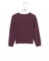 Preview: noa noa miniature - wool cardigan crushed violets
