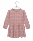 Preview: Noa Noa miniature -  Sweatkleid mit Harlekinmuster ash rose