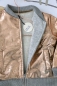 Preview: LONGLIVETHEQUEEN - sweat bomber jacket metallic copper