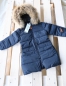 Preview: MINI A TURE - Daunenmantel mit Fell DEENA FUR navy