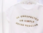 Preview: little10days - Kurzam-Sweat mit Goldprint