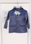 Preview: MINI A TURE  -  Regenjacke JULIEN bijou blue mit Streifen