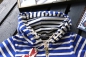 Preview: SCOTCH SHRUNK  - Breton-Sweatjacke mit Kapuze blauweiss