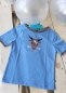 Preview: Bor*z  - T-Shirt hellblau mit Bull-Print