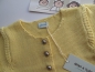 Preview: MINI A TURE - Cardigan FELINE in gelb