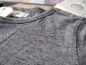 Preview: Nice Things Mini  - feines Langarmshirt grau mit Lurex