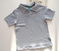 Preview: Bor*z  - Leinen Poloshirt in rauchblau