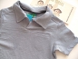 Preview: Bor*z  - Leinen Poloshirt in rauchblau