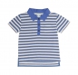 Preview: MINI A TURE - Polo KETIL blau-weiss gestreift