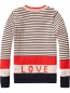 Preview: Scotch R'Belle - crew neck pull with intarsia pattern