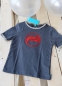 Preview: Bor*z - T-Shirt mit Logo in washed navy