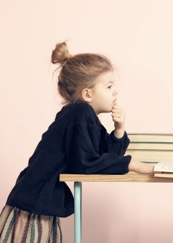 kids on the moon - ophelia black blouse
