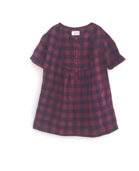 LONGLIVETHEQUEEN - dress dyed check