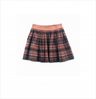 LONGLIVETHEQUEEN -  coconut check skirt