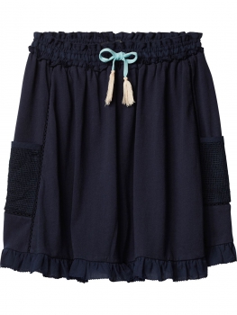 Scotch R'Belle - jersey skirt with cotton ruffle