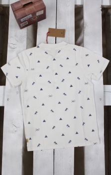Scotch Shrunk - polo tee with allover print