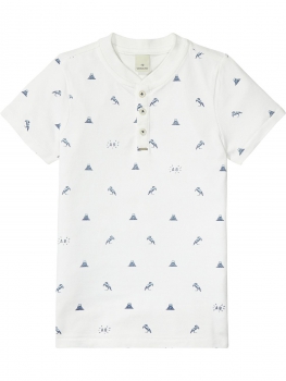 Scotch Shrunk - polo tee with allover print