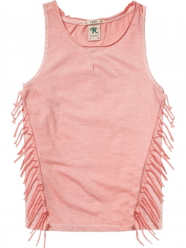 Scotch R'Belle - garment dye jersey tank with woven details