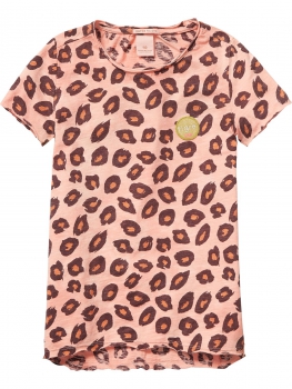 SCOTCH R'BELLE  - A-Line T-Shirt mit Leo-Print