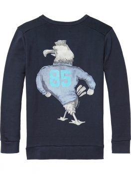 Scotch Shrunk - crew neck sweat with photoprint artwork