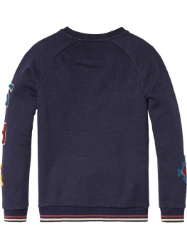 Scotch Shrunk - crew neck sweat with towel artworks