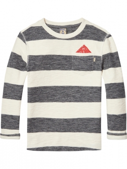 Scotch Shrunk - special quality longsleeve tee with bandana pocket square