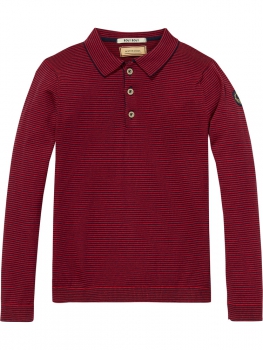 Scotch Shrunk - knitted longsleeve polo