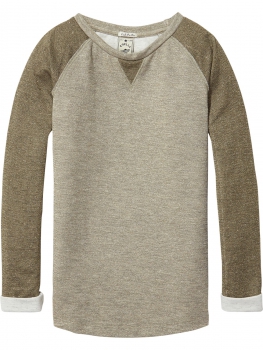 Scotch R'Belle - bonded jersey longsleeve with glitter