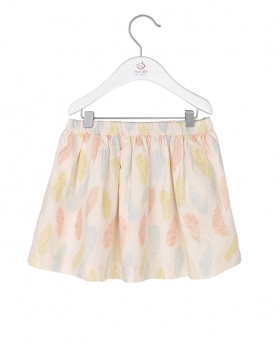 noa noa miniature - skirt with feather print