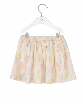 noa noa miniature - skirt with feather print