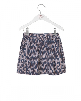 noa noa miniature - skirt with zig-zag print