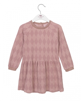 noa noa miniature - sweat dress with harlequin pattern