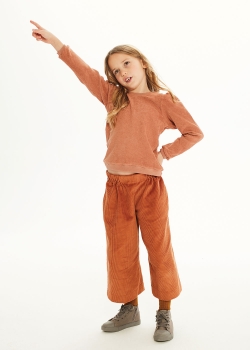 kids on the moon - cord culottes ginger