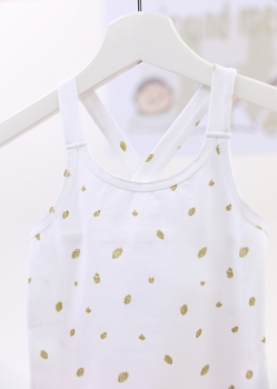 little10days - Top TankTop gold leaf