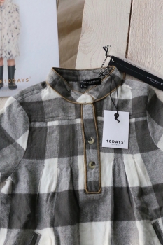 little10days - blouse dress check