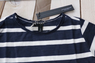 Preview: little10days - Longsleeve mit Streifen und Print