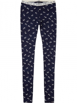 SCOTCH R'BELLE  - Leggings blau mit Paisley-Print