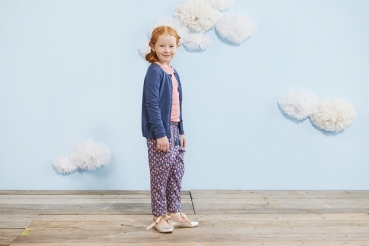 Noa Noa miniature - Feinstrick-Cardigan in blau