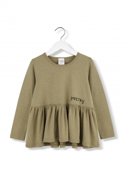kids on the moon - poetry cookie blouse