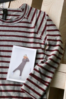 little10days - raglan tee stripe