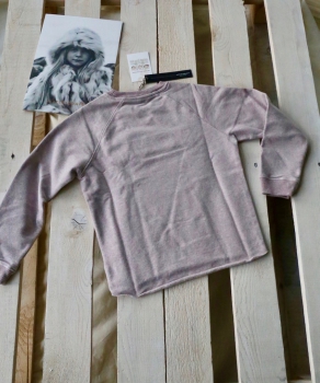 little10days - Sweatshirt in pinkmelange "LOVE"