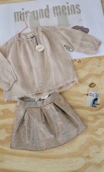 LONGLIVETHEQUEEN - pleatskirt copper sweat